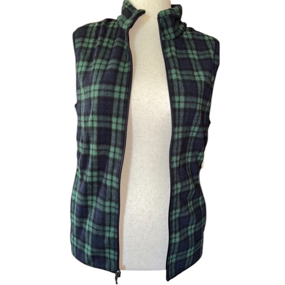 amazon basics Jackets & Blazers - NWT plaid zipper vest